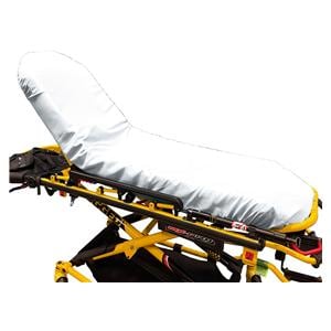 Stretcher Fitted Sheet White Poly/Woven 40x90