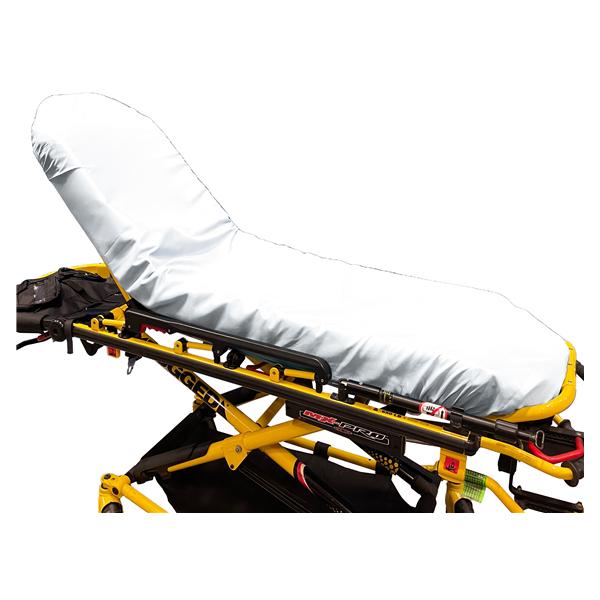 Stretcher Fitted Sheet White Poly/Woven 40x90