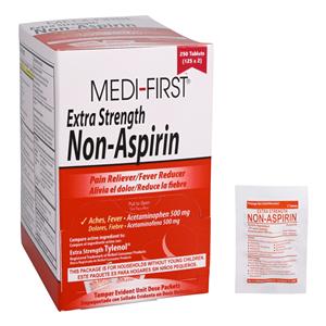 Acetaminophen Non-Aspirin 500mg 125x2/Bx