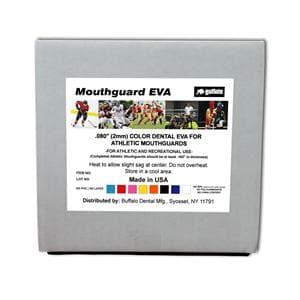 Mouthguard Material EVA Orange 5"x5" 12/Pk