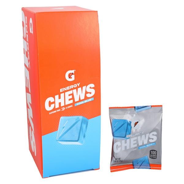 Gatorade Energy Chews Cool Blue Pouch 16/Ca