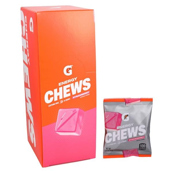 Gatorade Energy Chews Strawberry Pouch 16/Ca