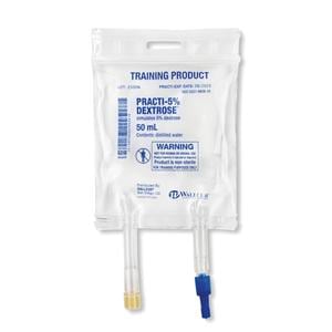 Practi-5% Dextrose Simulated Medication Bag