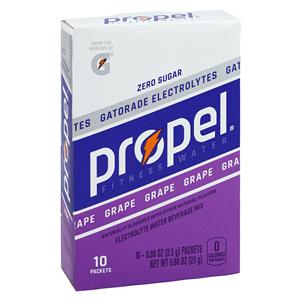 Propel Electrolyte Powder Grape 10 Count Packet 12/Ca