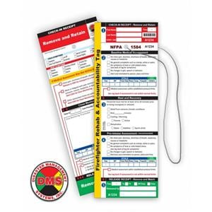 Firefighter Rehab Tag