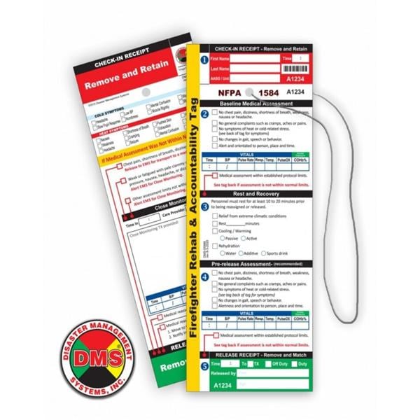 Firefighter Rehab Tag