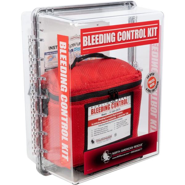 Public Access Bleeding Control Basic Station Red/Clear