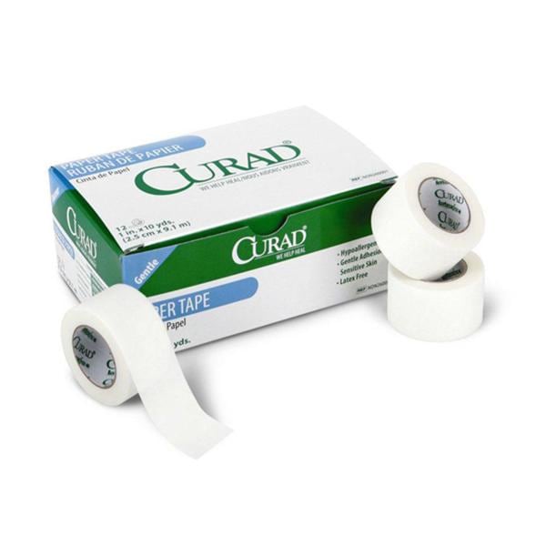 Curad Tape Paper 2"x10yd White 6/Ca