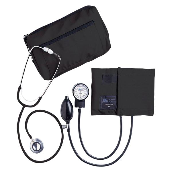 MatchMates Colorbrations Classic Sphygmomanometer Kit Blk Ltx For BP Ea