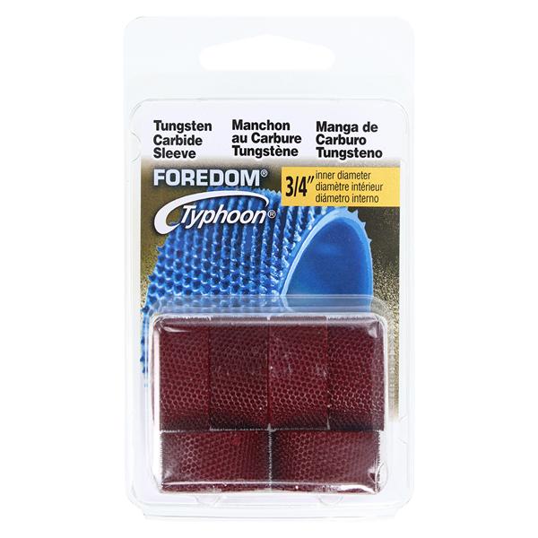 Typhoon Sanding Sleeve Coarse Red 6/Pk