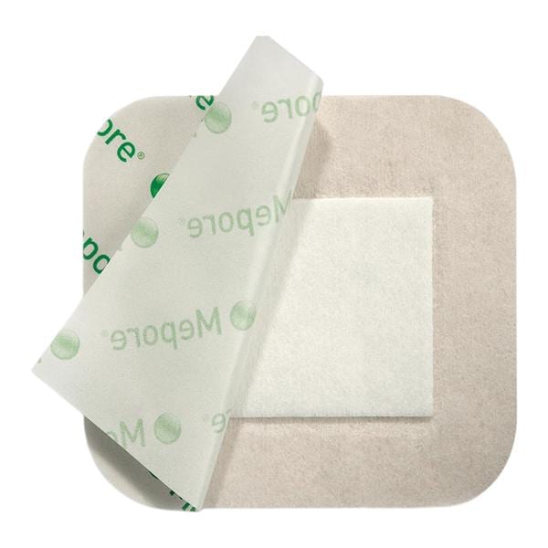 Mepore Viscose/Polymer Blend Island Dressing 3-3/5x12" Sterile Square SlfAdh LF
