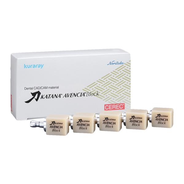 KATANA AVENCIA LT Milling Blocks Low Translucency 12 A2 For CEREC 5/Bx