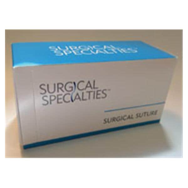 Suture 10-0 5" Polypropylene Monofilament HSL-5/HSL-5 Blue 12/Bx