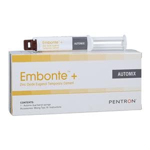 Embonte Zinc-Oxide Eugenol Automix Temporary Cement White 5 Gm Ea