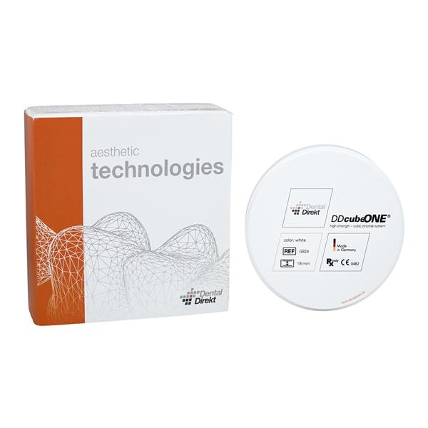 DD Cube ONE Zirconia Disc White 98x18mm Ea