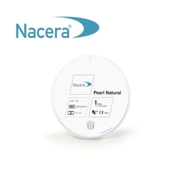 Nacera Pearl Natural Zirconia Disc D4 98.5x16 Ea