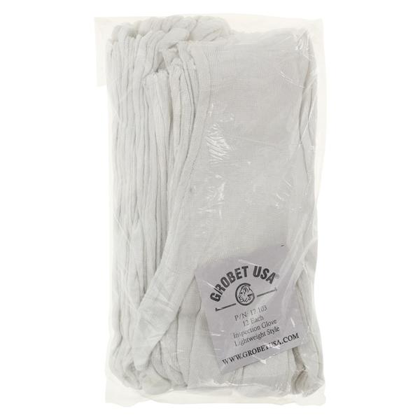 Cotton Lightweight Inspection Gloves One Size 12/Pk