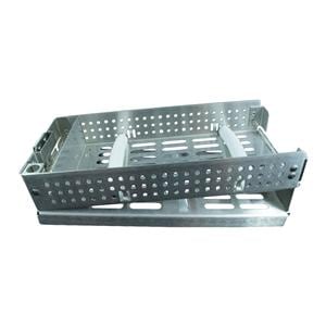 Flip-Top Utility Cassette Stainless Steel B Silver 7 to 14 Instruments Ea