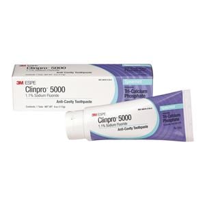 3M™ Clinpro™ 5000 Toothpaste 1.1% Sodium Fluoride Spearmint 4oz/Tb