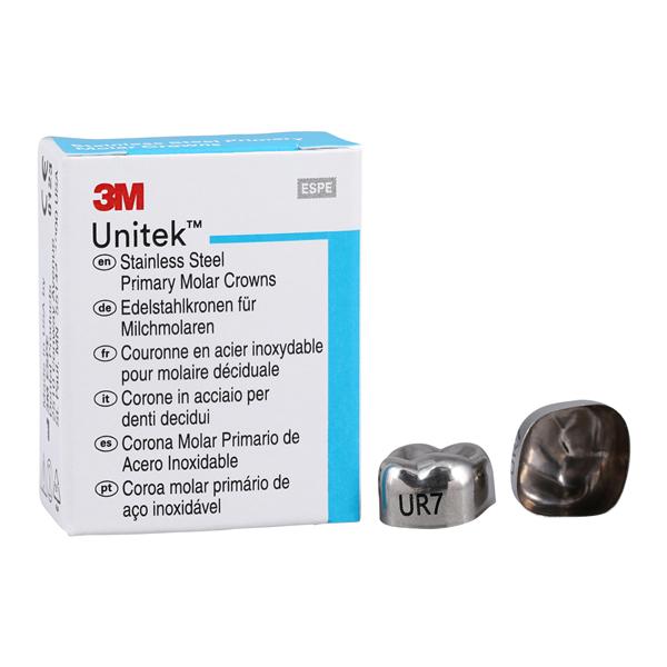 3M™ Unitek™ Crowns Size 7 2nd Primary Upper Right Molar Replacement Crowns 5/Bx