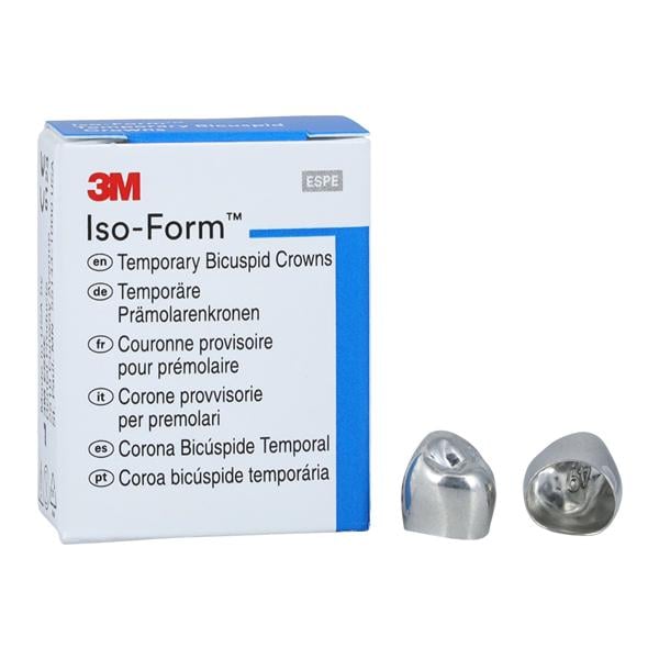 3M™ Iso-Form™ Temporary Crowns Size L49 1st LLB Replacement Crowns 5/Bx