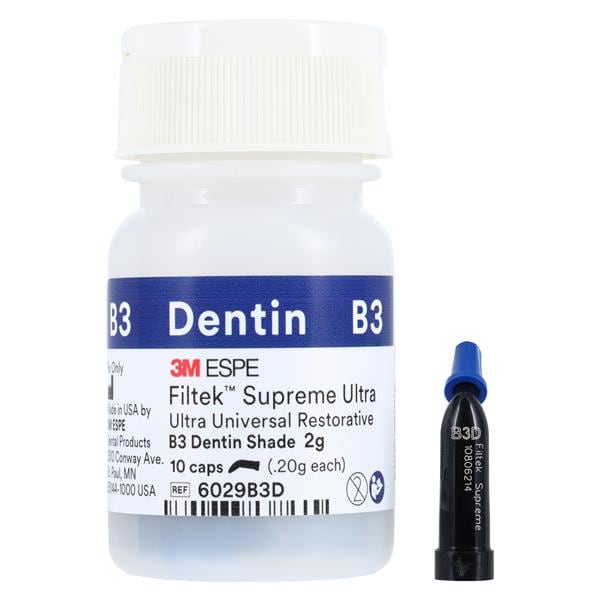 3M Filtek Supreme Ultra Universal Composite B3D Dentin Capsule Refill 10/Bt