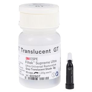 3M Filtek Supreme Ultra Universal Composite GT-Gray Translucent Cap Rfl 10/Bt