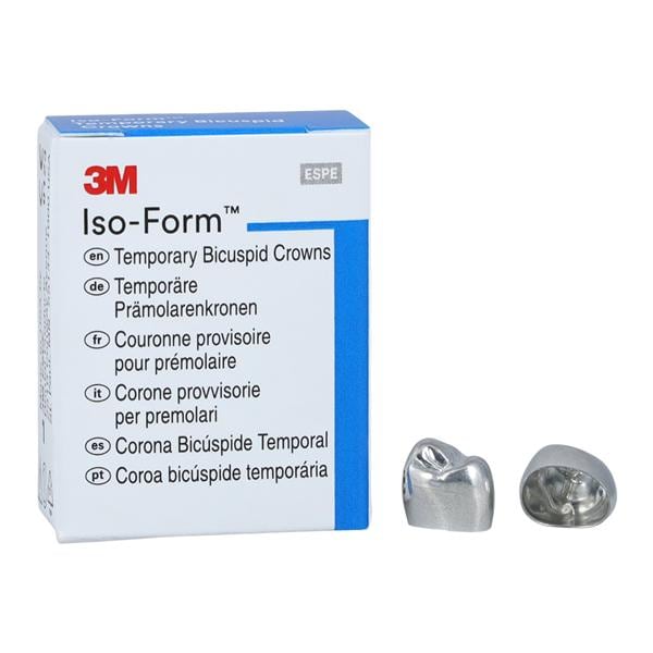 3M™ Iso-Form™ Temporary Crowns Size U42 1st URB Replacement Crowns 5/Bx