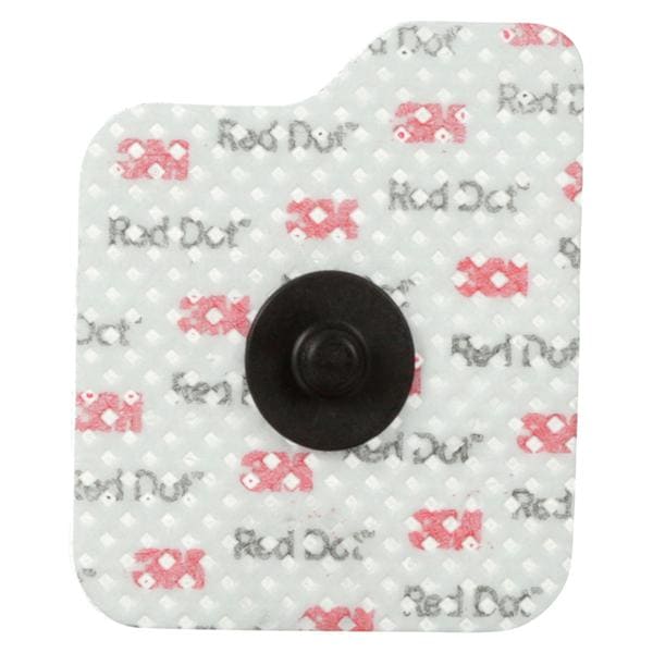 Red Dot Electrocardio Electrode Adult 1.56x1-1/4" Soft Cloth Disposable 1000/Ca