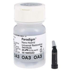 3M Paradigm Nano Hybrid Universal Composite OA3 Capsule Refill 20/Pk