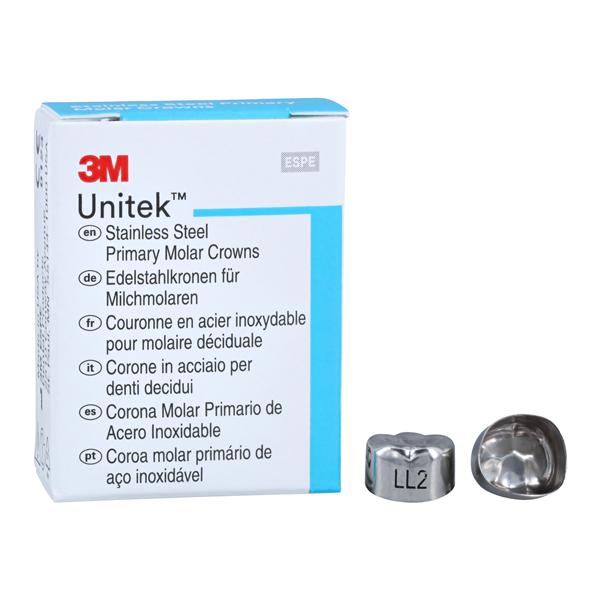 3M™ Unitek™ Crowns Size 2 2nd Primary Lower Left Molar Replacement Crowns 5/Bx