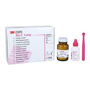 3M RelyX Luting Resin Modified Glass Ionomer Hand Mix Cement WO 16 Gm Intr Kt Ea, 10 EA/CA
