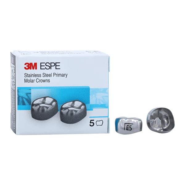 3M™ Crowns Size ELL5 2nd Primary Lower Left Molar Replacement 5/Bx