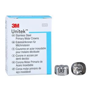 3M™ Unitek™ Crowns Size 3 2nd Primary Lower Right Molar Replacement Crowns 5/Bx