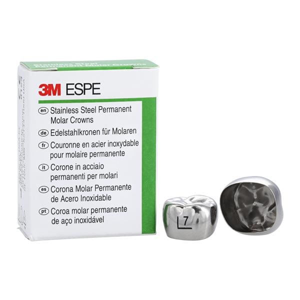 3M Crowns Size 6UL7 1st Permanent Upper Left Molar Replacement Crowns 5/Bx