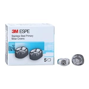 3M™ Crowns Size ELR2 2nd Primary Lower Right Molar Replacement 5/Bx