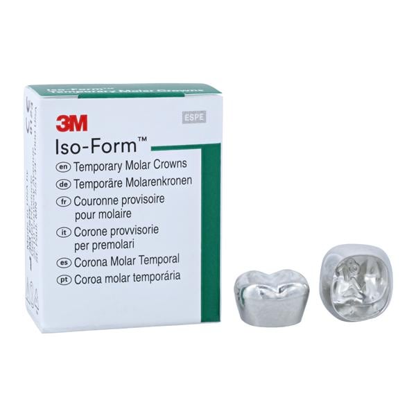 3M™ Iso-Form™ Temporary Crowns Size L78 2nd LRM Replacement Crowns 5/Bx