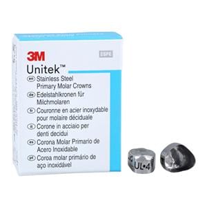 3M™ Unitek™ Crowns Size 4 1st Primary Upper Left Molar Replacement Crowns 5/Bx