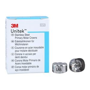 3M™ Unitek™ Crowns Size 5 2nd Primary Lower Right Molar Replacement Crowns 5/Bx