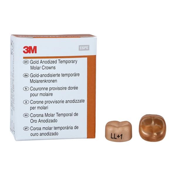 3M™ Unitek™ Crowns Size 1 2nd Lower Left Molar Replacement Crowns 5/Bx