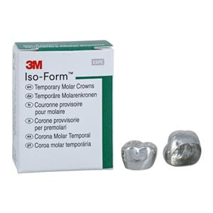 3M™ Iso-Form™ Temporary Crowns Size U62 1st URM Replacement Crowns 5/Bx