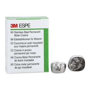 3M Crowns Size 6UR3 1st Permanent Upper Right Molar Replacement 5/Bx