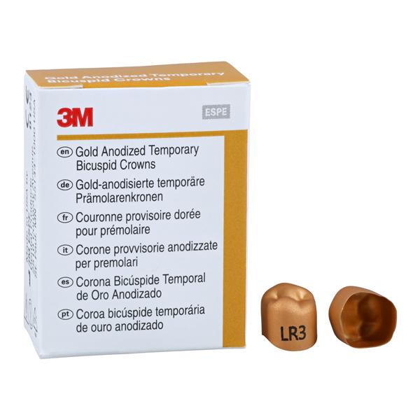 3M™ Unitek™ Crowns Size 3 2nd Lower Right Bicuspid Replacement Crowns 5/Bx