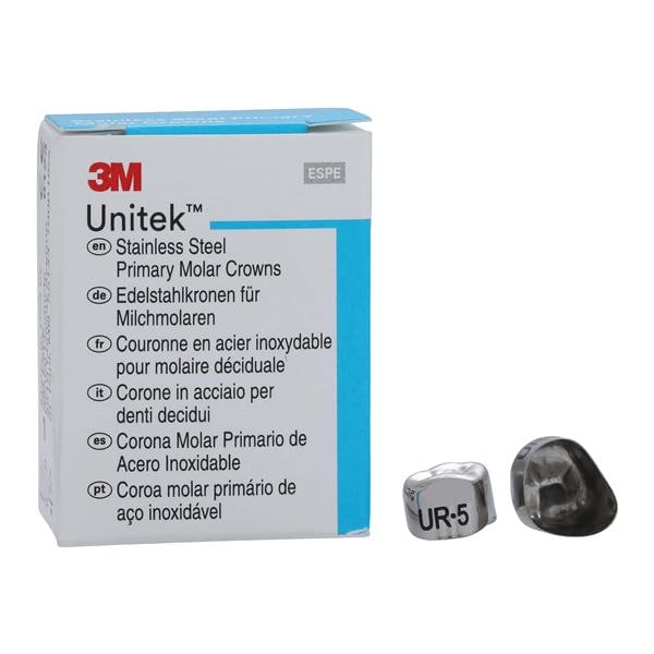 3M™ Unitek™ Crowns Size 5 1st Primary Upper Right Molar Replacement Crowns 5/Bx