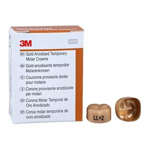 3M™ Unitek™ Crowns Size 2 2nd Lower Left Molar Replacement Crowns 5/Bx