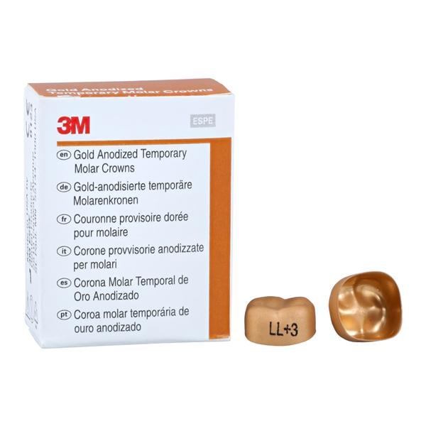 3M™ Unitek™ Crowns Size 3 2nd Lower Left Molar Replacement Crowns 5/Bx