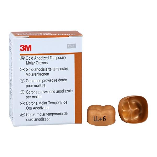 3M™ Unitek™ Crowns Size 6 2nd Lower Left Molar Replacement Crowns 5/Bx