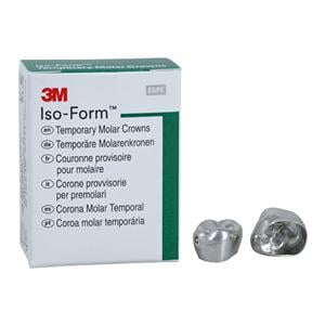 3M™ Iso-Form™ Temporary Crowns Size U70 2nd UR Mol Replacement Crowns 5/Bx