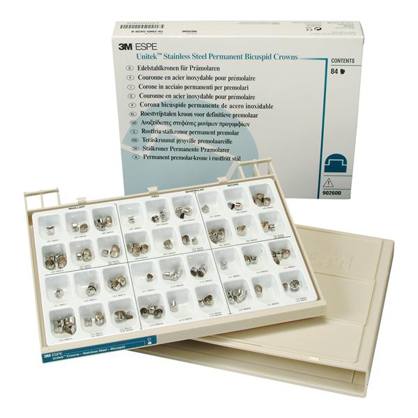 3M™ Unitek™ Crowns Size Assorted Permanent Bicuspid Set 88/Bx