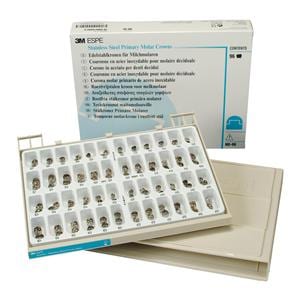 3M™ Crowns Size Assorted Primary Molar Set 96/Bx
